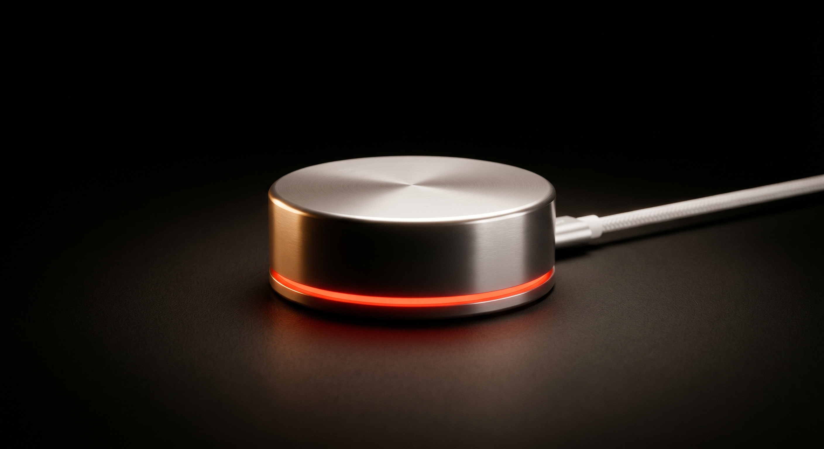 Griffin PowerMate USB knob with tomato-red LED ring